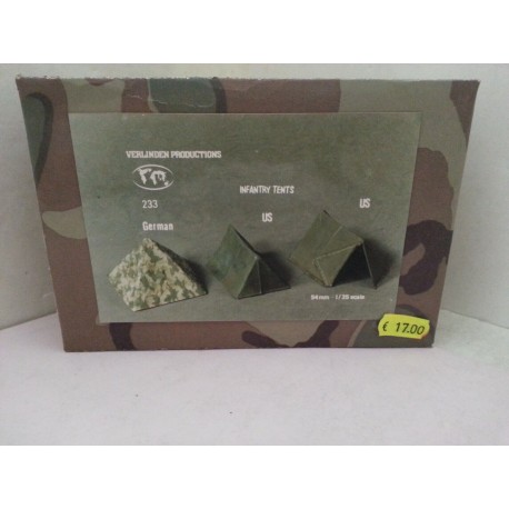 Infantry Tents German US Accessori Modellismo Cod 233 Verlinden