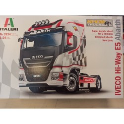 IVECO HI Way E5 Abarth Plastic Model Kit Scala 1/72 N° 3934 Italeri