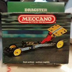 MECCANO - ACTION PACKS - Dragster - Made in France -VINTAGE - 86112-6