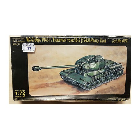 NCY IS2 O6P 1943 Heavy Tank Model Plastic Kit 1/72 N°002 Russian WWII