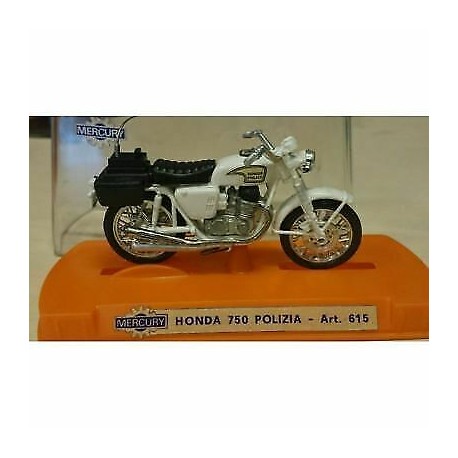 Honda 750 Police  - Mercury die cast bike model made in Italy '70