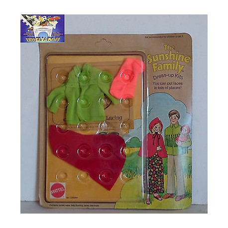 Mattel - The Sunshine Family Dress-Up Kit  Anni '70 Vintage Famiglia Felice