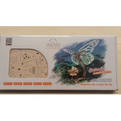 Farfalla Butterfly Costruzione in Legno ad incastro Ugears