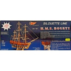 HMS Bounty 'Silouette' art.767 Mantua Model Modellismo Navale 1:120 Legno Laser