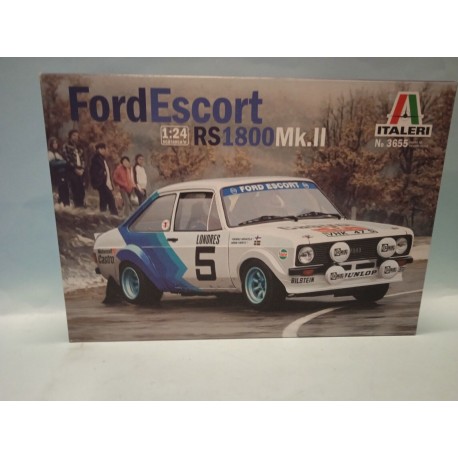 Ford Escort RS 1800 Mk II Plastic Model Kit Scala 1/24 N° 3655 Italeri 