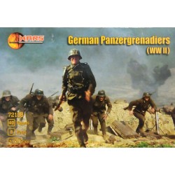 German Panzergrenadiers WW2 - Mars 72108 Plastic figures 1:72 Soldatini