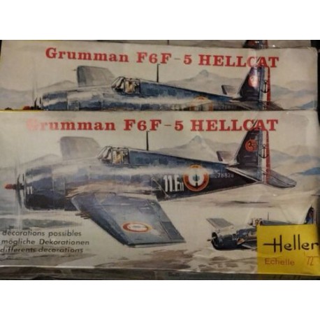 Grumman F6F 5 Hellcat Heller plastic model kit 1/72 Cod.155