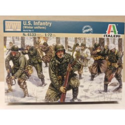 US Infantry Winter Uniform WWII Figures Soldiers 1/72 N° 6133 Italeri