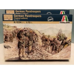 German Paratroopers Tropical Uniform WWII  Figures  Soldiers 1/72 N°6134 Italeri