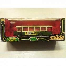 Solido Bus Renault TN6C  - Banania - VCR -  die cast metal model  19 CM. scala 1