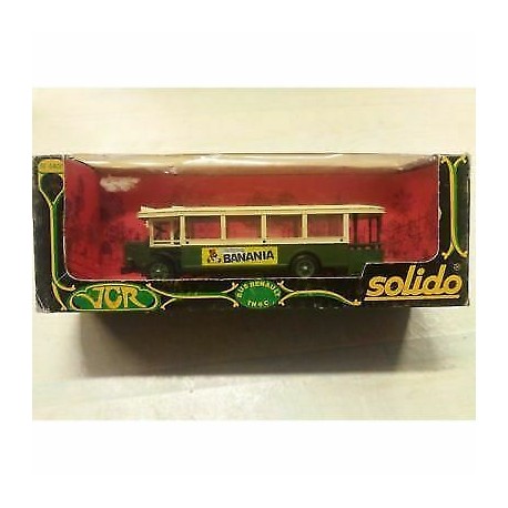 Solido Bus Renault TN6C  - Banania - VCR -  die cast metal model  19 CM. scala 1