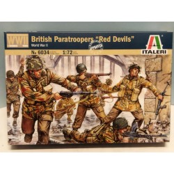 British Paratroopers Red Devils WWII Figures 50 Soldiers 1/72 N°6034 Italeri