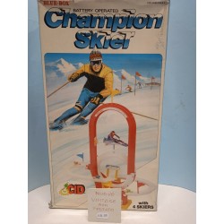 Champion Skier Blue Box Pista da Sci Elettrica Cid Vintage