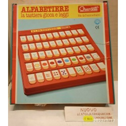 Alfabetiere La Tastiera Giochi e Leggi Quercetti Gioco Educativo Vintage