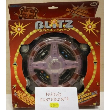 Blitz sfida Lampo 4 Giochi Gioco da Tavolo Elettronico GiG Vintage