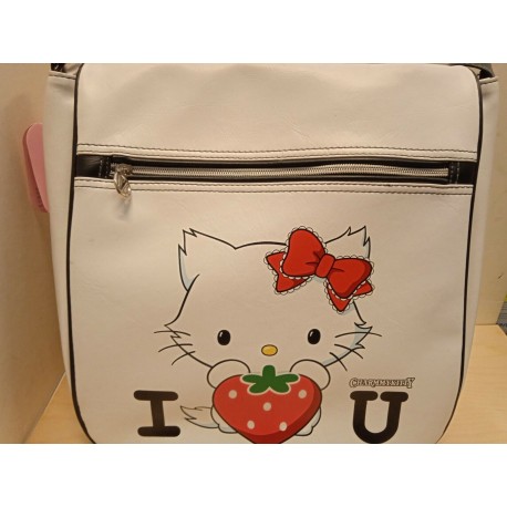 Charmy Kitty Borsa postino Bianca I Love You Vintage anni '80