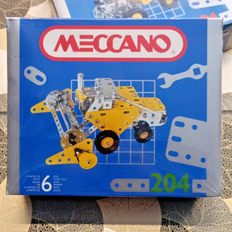 Meccano MIETITREBBIA Costruzioni in Metallo N 204 VINTAGE anni 90
