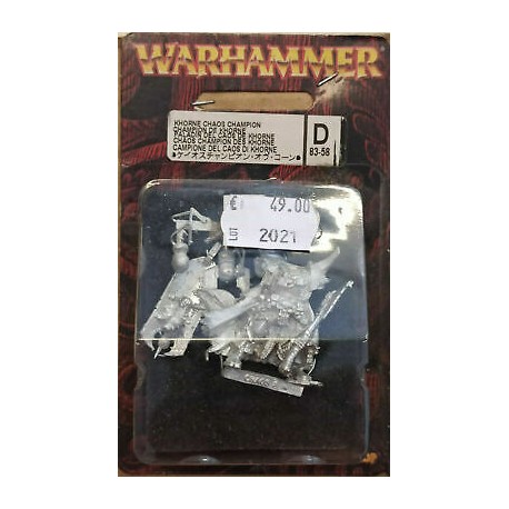 Warhammer Fantasy AoS - Khorne Chaos Champion - New in Blister GW (CH2)