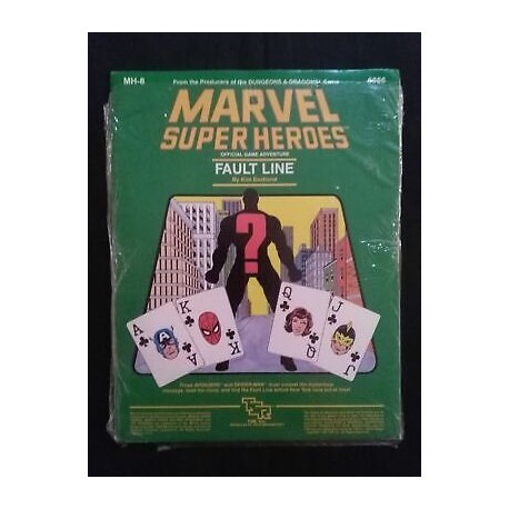 Marvel Super Heroes MH-8 6866 - Fault Line - Game Adventure