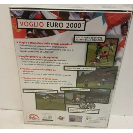 Videogame PC Uefa Euro 2000 EA Sport Win XP