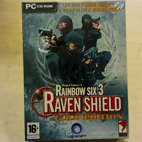 Rainbowsix 3 Raven Shield Gold Edition Videogame Pc Windows XP CD/DVD Rom