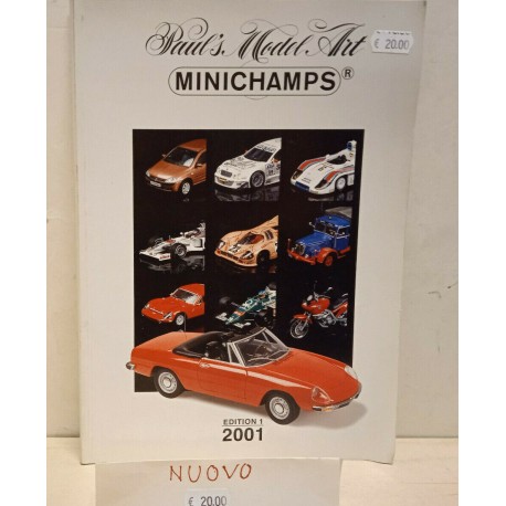 Catalogo Minichamps Auto Edition 1 Anno 2001 Nuovo Vintage