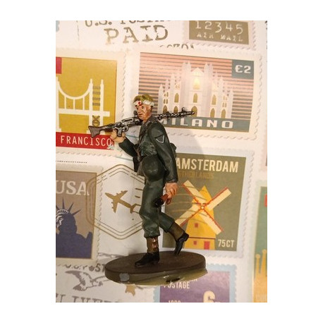 Mitragliere Mg 34 Tedesco -  WW2 1/35 SOLDATINO dipinto a mano Metallo