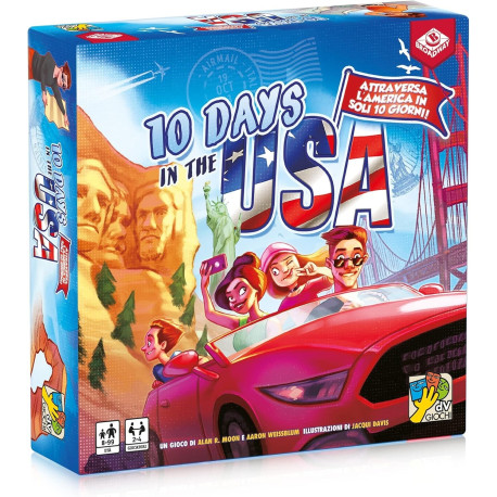 10 Days in USA Gioco da tavolo italiano DV Giochi