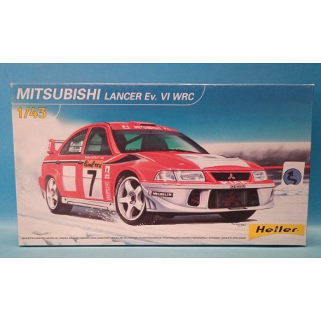 Mitsubishi Lancer Ev. WRC Plastic Model Kit 1/43 Cod 80197 Heller