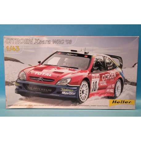 Citroen Xsara WRC '03 Plastic Model Kit 1/43 Cod 80112 Heller