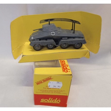 SdKfz 232 German WWII Bussing Die Cast Model 1/50  Série Limitèe Solido