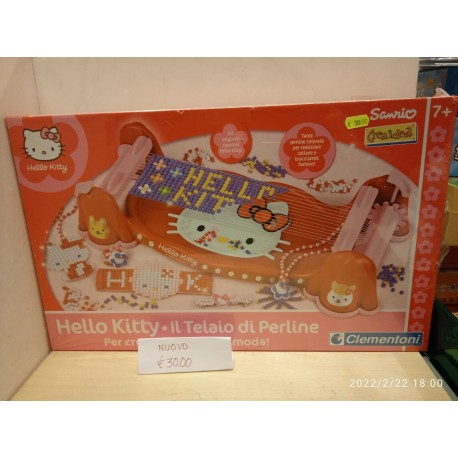 Hello Kitty Telaio Perline Gioco di Creatività Italiano Bricolage Clementoni