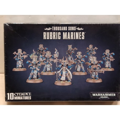 Warhammer 40000 Thousand Sons Rubric Marines Games Workshop Miniatures