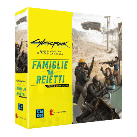 Cyberpunk Gang di Night City 2077 Famiglie e Reietti Exp. INGLESE CMON Asmodee