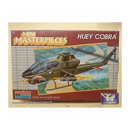 MONOGRAM - HUEY COBRA HELICOPTER - Plastic Model Kit cm.19,4 easy kit - Vintage 