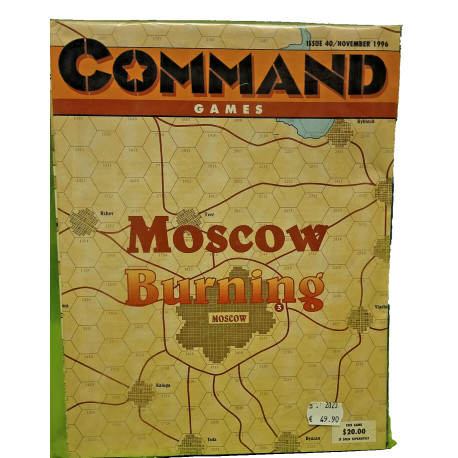 Moscow Burning - XTR Command Mag -40 - Wargame included NEW Unpunched