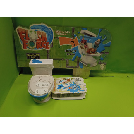 Flosh Force WC Azzurro Gioco Action figure Number 2 Spin Master