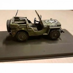 Jeep Willys USA 1944 WW2 die cast metal 1/43 DeA