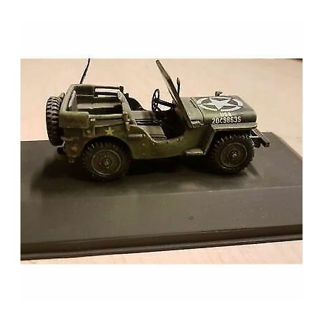 Jeep Willys USA 1944 WW2 die cast metal 1/43 DeA