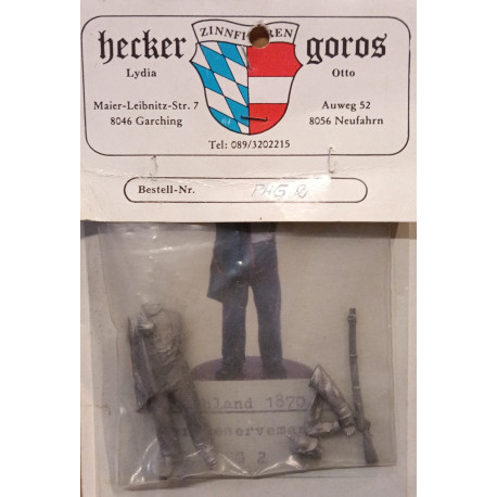 Prussian Infantryman 1870 Hecker & Goros Soldier kit 54 mm PHG 2 1:35 Soldier