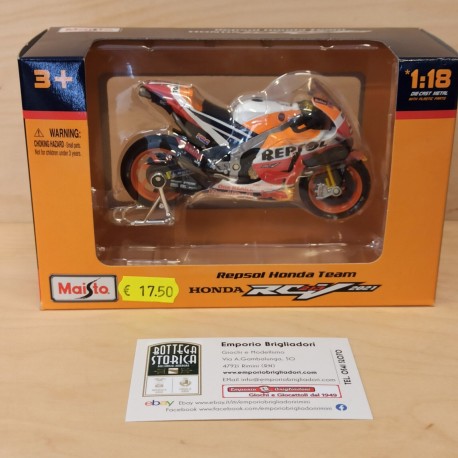 Honda RCV 213 93 Marc Marquez Repsol Honda Team 2021 Die Cast Model 1/18 Maisto