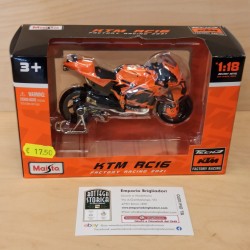 KTM RC16 Tech 3 Factory Racing 2021 27 Iker Lecuna Die Cast Model 1/18 Maisto