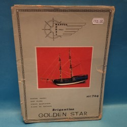 Brigantino Golden Star disegni Costruttivi Modellismo Navale Art769 Mantua Model