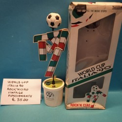 World Cup Italia '90 Rock'n Ciao Funzionante Takara Vintage Nuovo