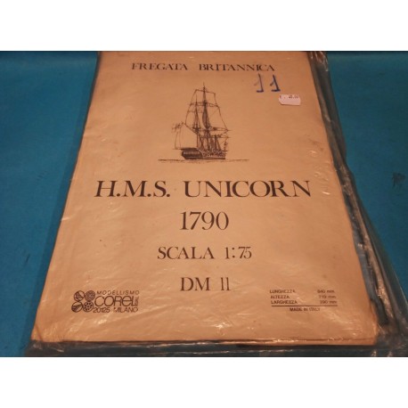 HMS Unicorn disegni Costruttivi Modellismo Navale Fregata Brittannica 1790 Corel