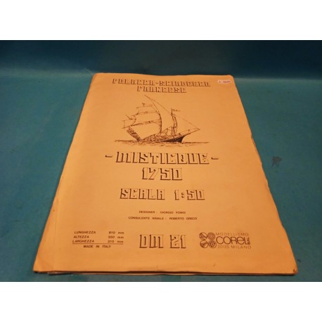 Mistique 1750 DM21 disegni Costruttivi Modellismo Navale  Corel