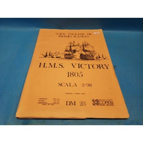 HM Victory 1805 DM23 disegni Costruttivi Modellismo Navale  Corel