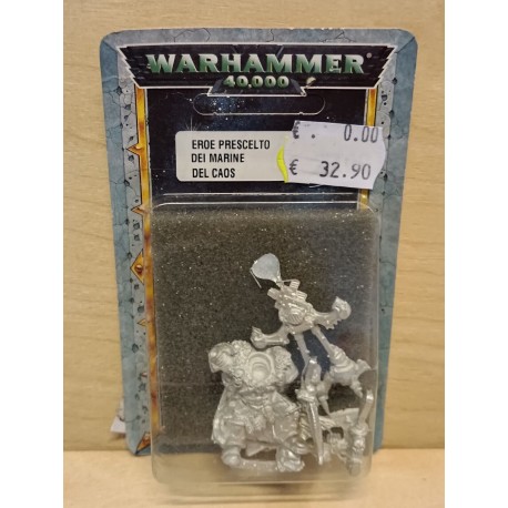 Eroe Prescelto dei Marine del Caos Miniature Warhammer 40,000 Vintage Nuove