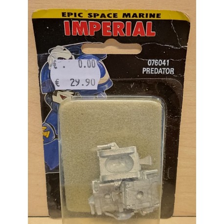 Epic Space Marine Imperial 076041 Predator Miniatures  Vintage Nuove