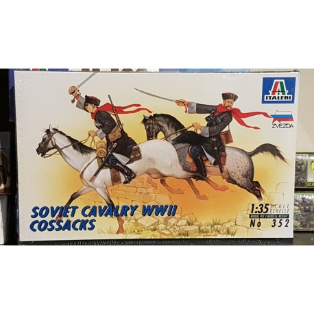 Soviet Cavalry WWII Cossaks Figures Soldiers Italeri Zvezda 1/35 N°352